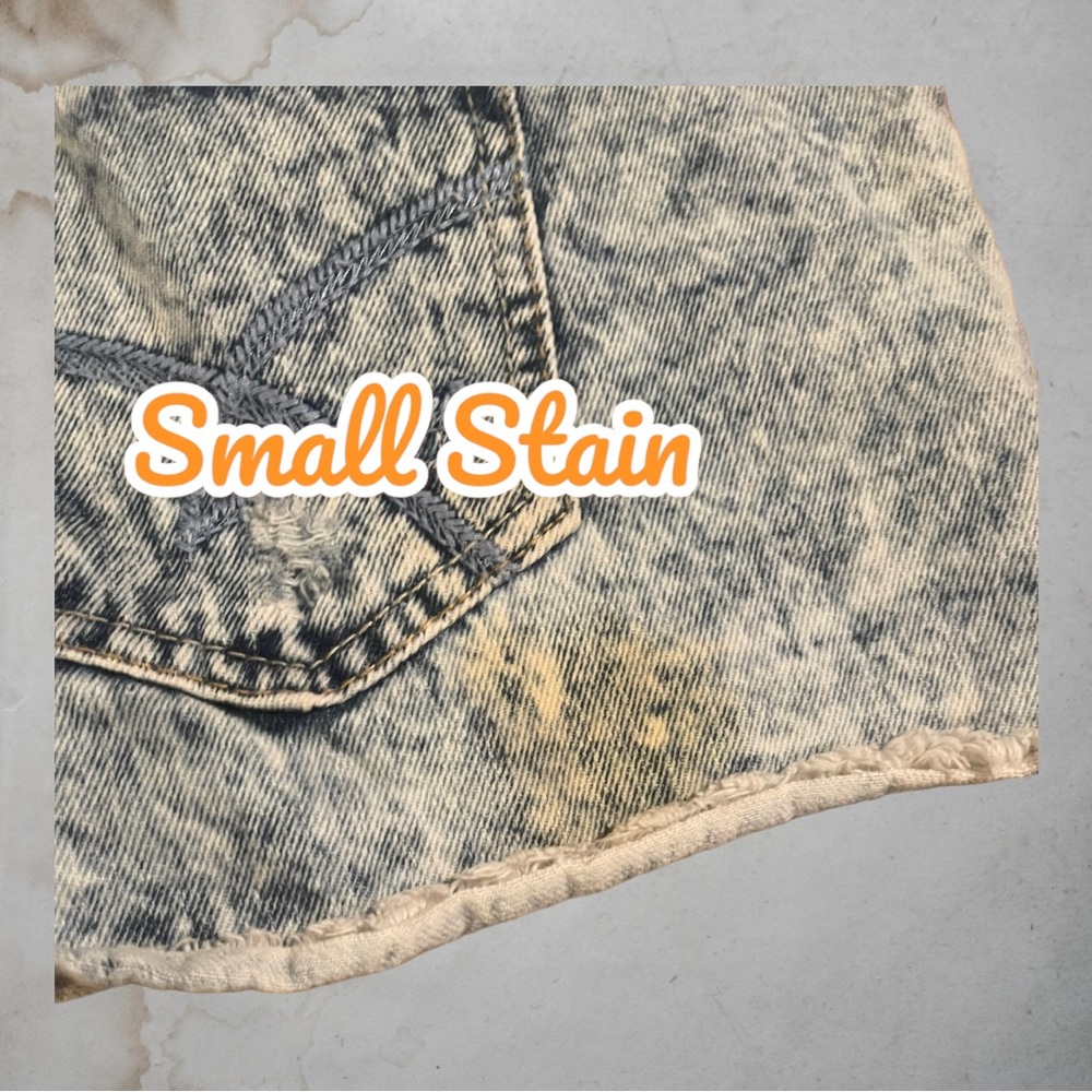 Amethyst Jean Short Overalls Junior Size 0 - Picture 4 of 5